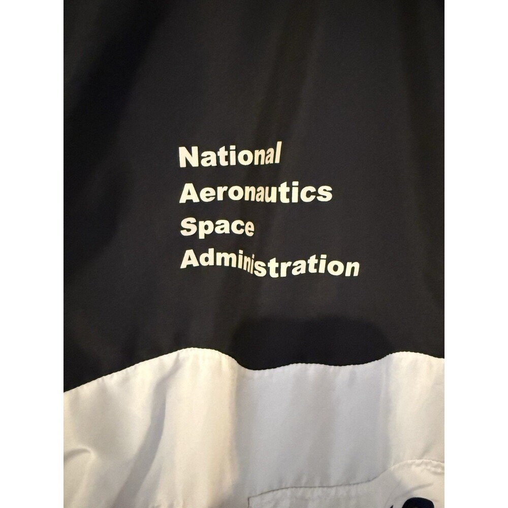 NASA Colorblock 1-2 Zip Windbreaker Jacket. Mens Small - Picture 5 of 10